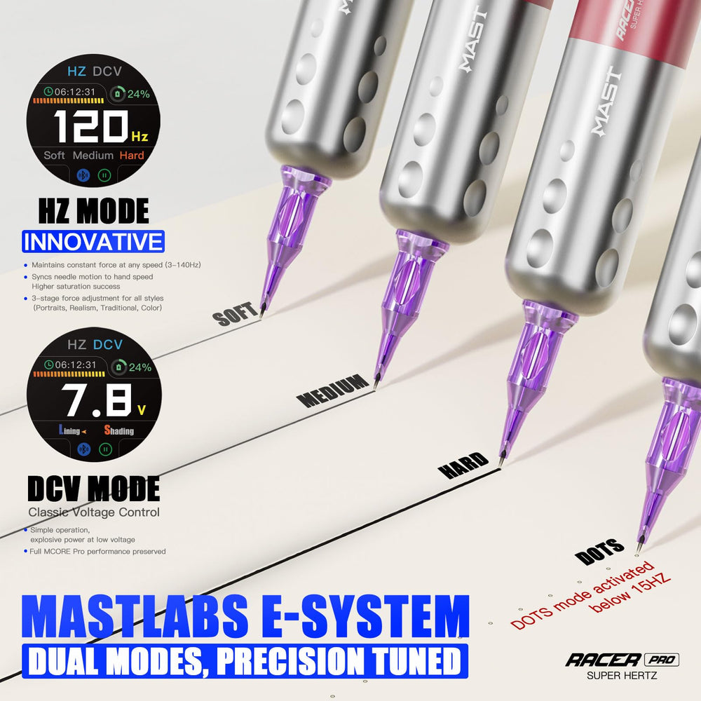 MAST TATTOO Racer Pro fast charging keeps sessions moving
