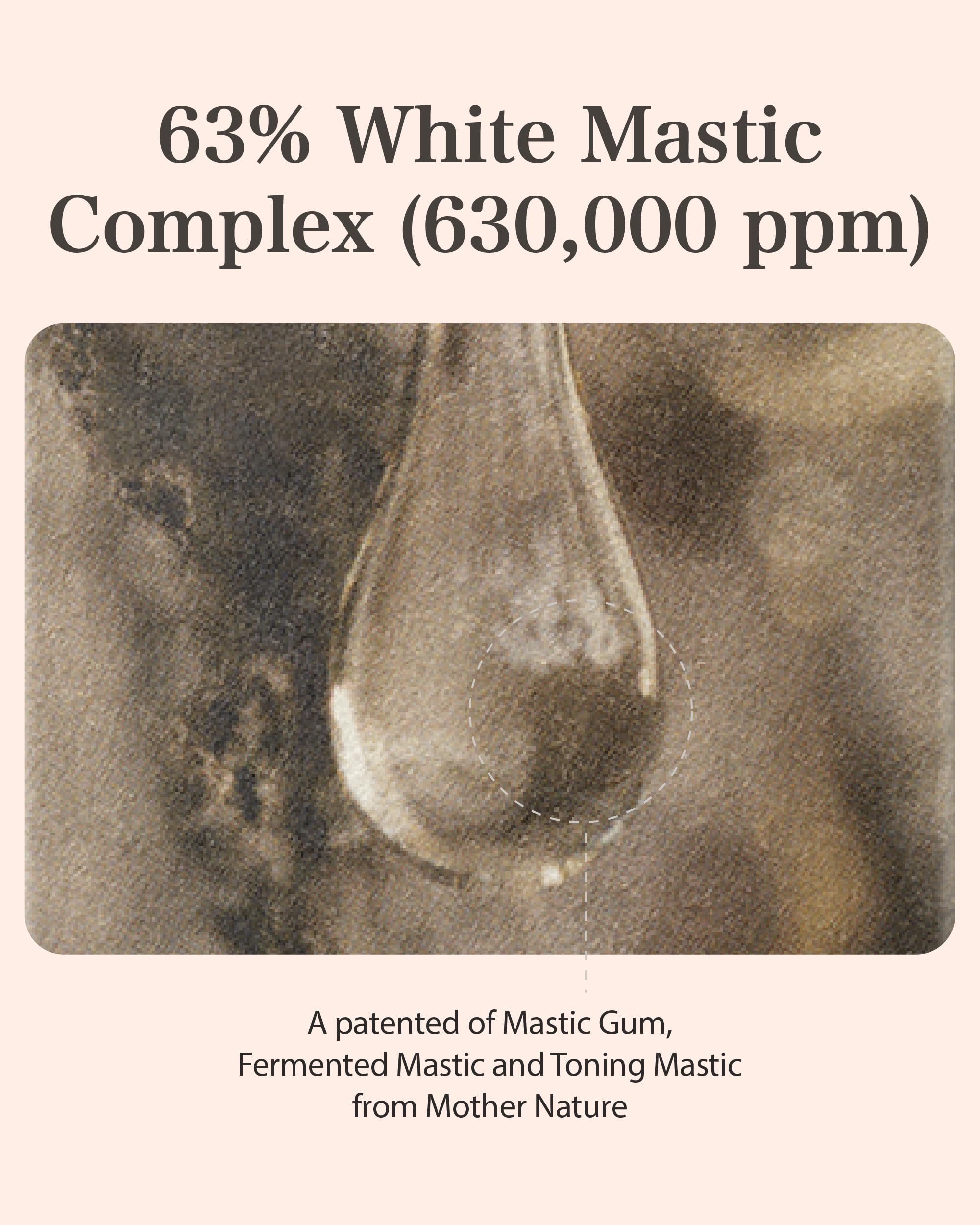 Mastina Mastic Ampoule Fermented Mastic close-up for better absorption