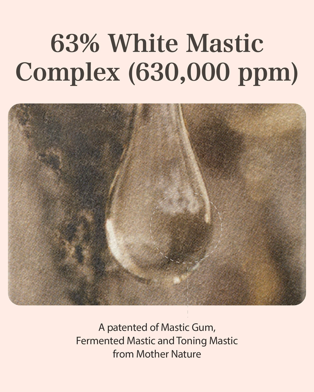 Mastina Mastic Ampoule Fermented Mastic close-up for better absorption