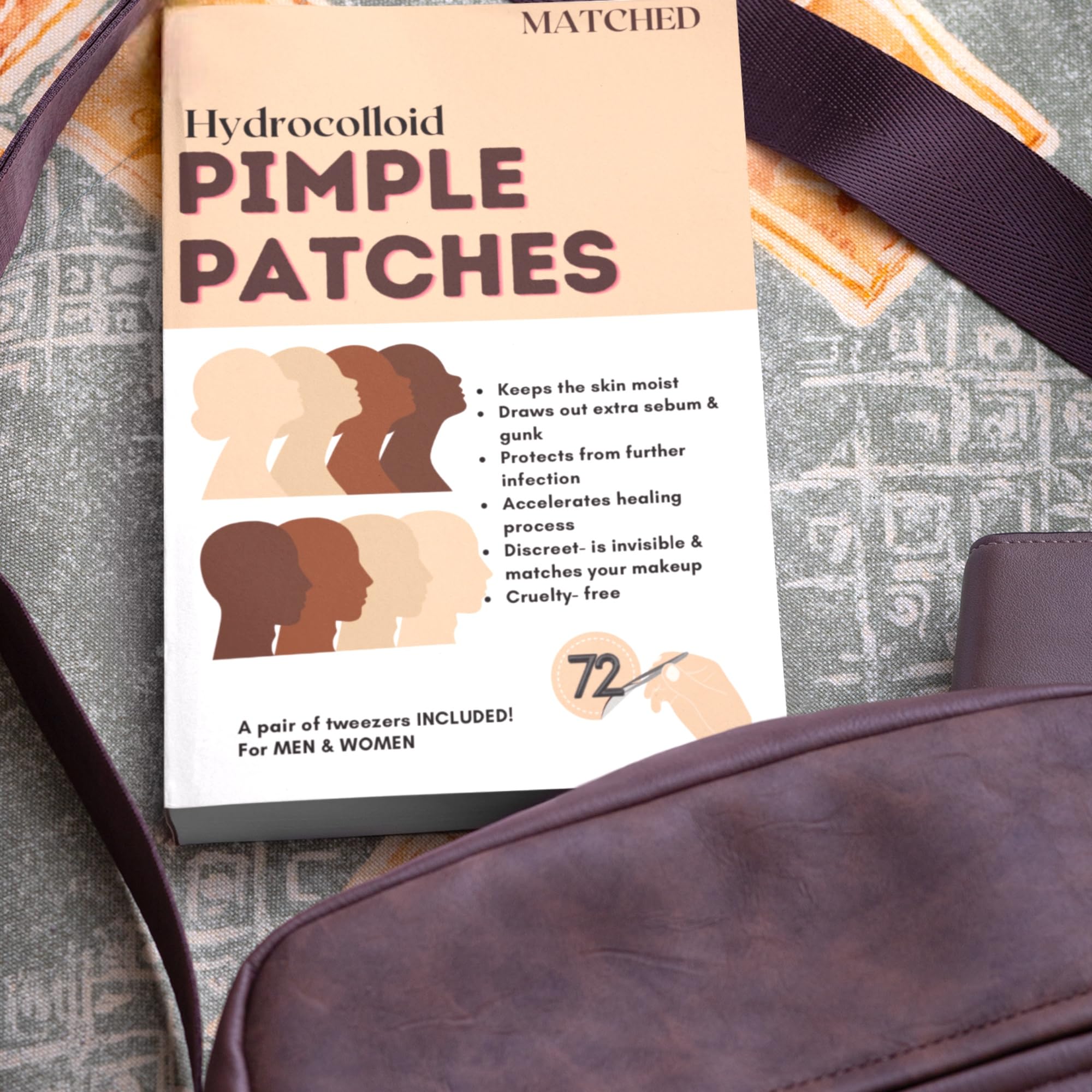 MATCHED patches adhere strongly for 6-8 hours during activities.