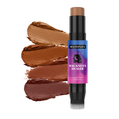 Mateplex Wig Knot Concealer color stick blends knots with scalp for natural appearance.