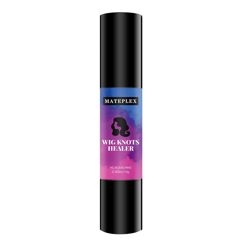 Mateplex Wig Knot Concealer portable 0.3oz fits in bag for on-the-go touch-ups.