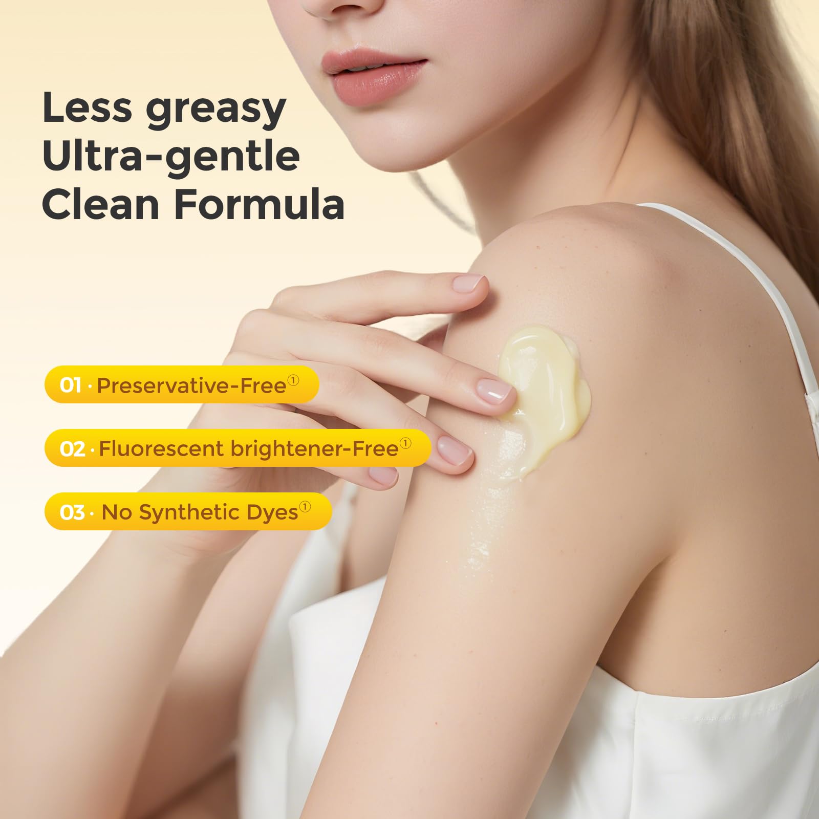 Matern'ella long-lasting hydration with squalane and sodium hyaluronate, quickly absorbed.