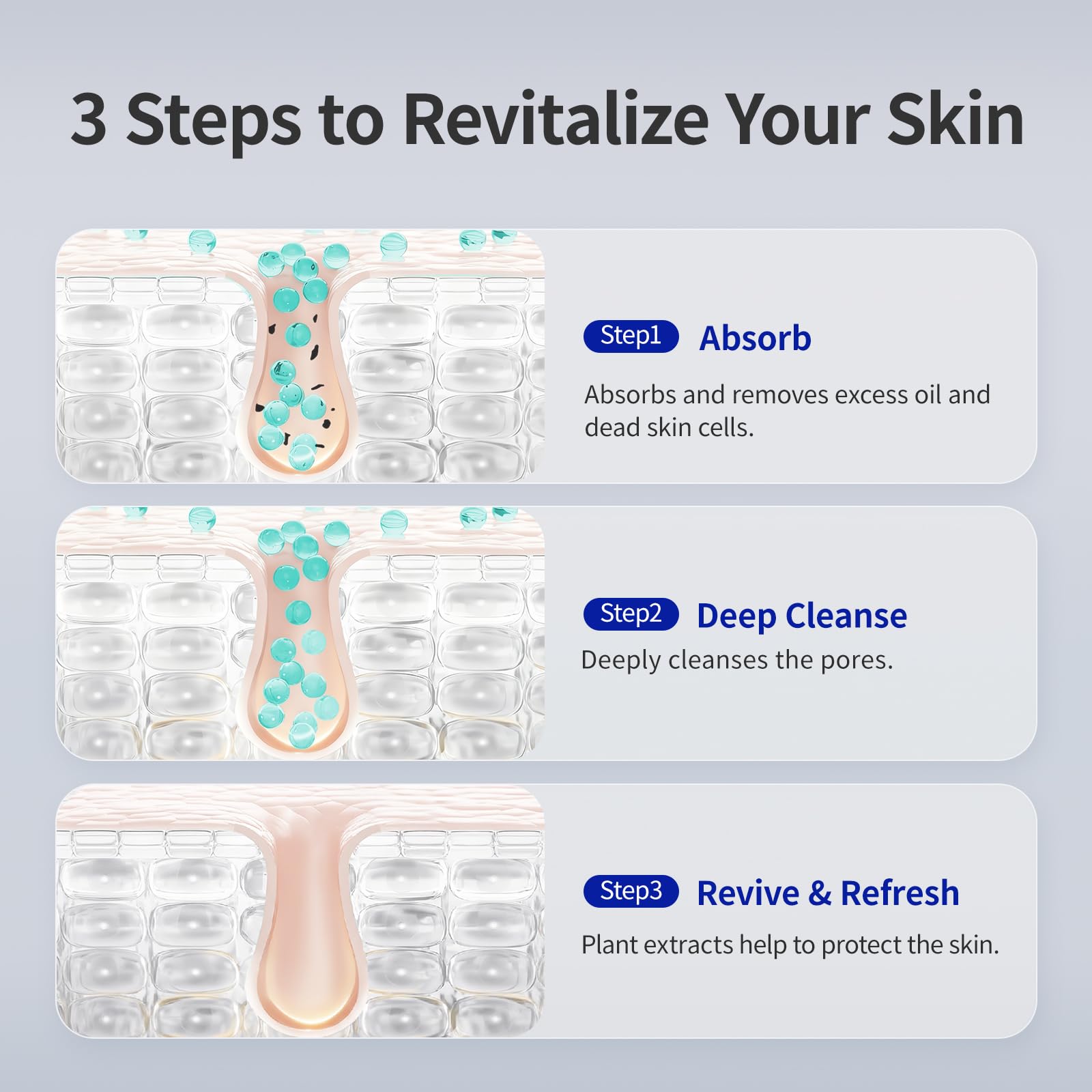MATERN'ELLA Mud Mask bottle pour demonstrates easy, mess-free application