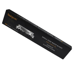 MATGICOL single-edge blade refill close-up showing universal fit and precision.