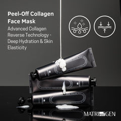 Matrifeelgen Reverse Volume Collagen Mask gel texture close-up highlights soothing, smoothing potential.