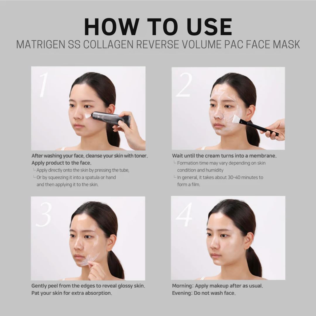 Matrifeelgen Reverse Volume Collagen Mask exosomes and Vitamin K close-up imply premium formula.