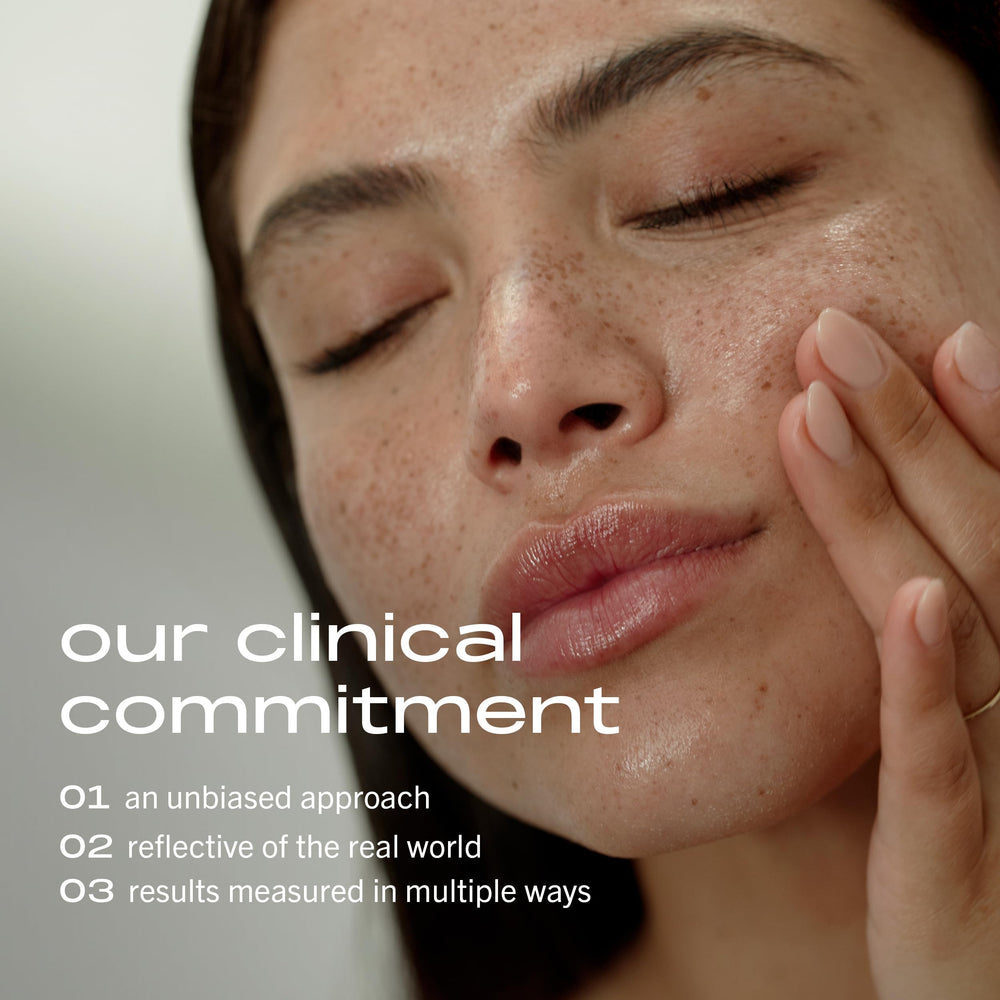 Matter of Fact Waterless Serum formula illustration emphasizing stability.
