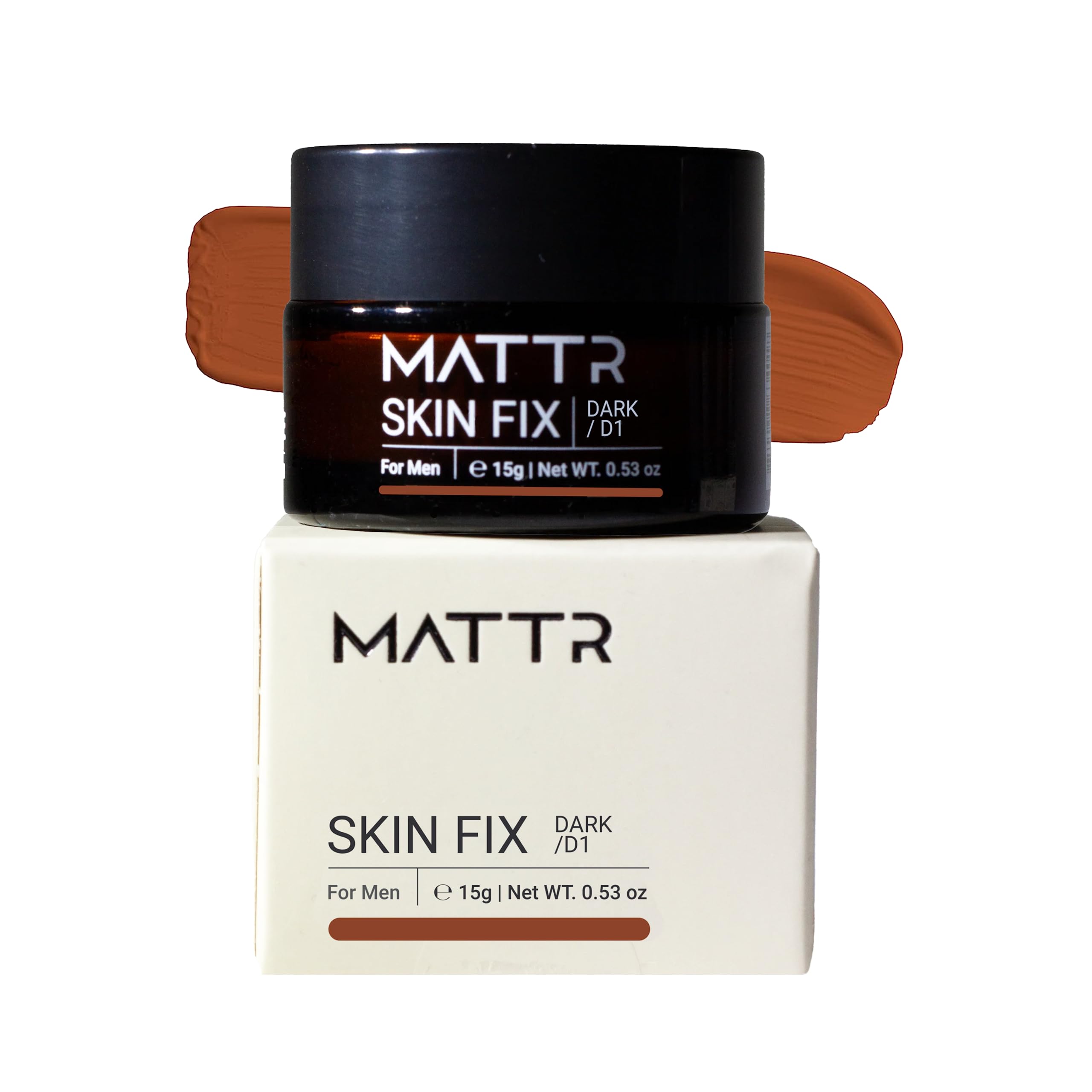 MATTR Skin Fix tinted concealer packaging for on-the-go coverage