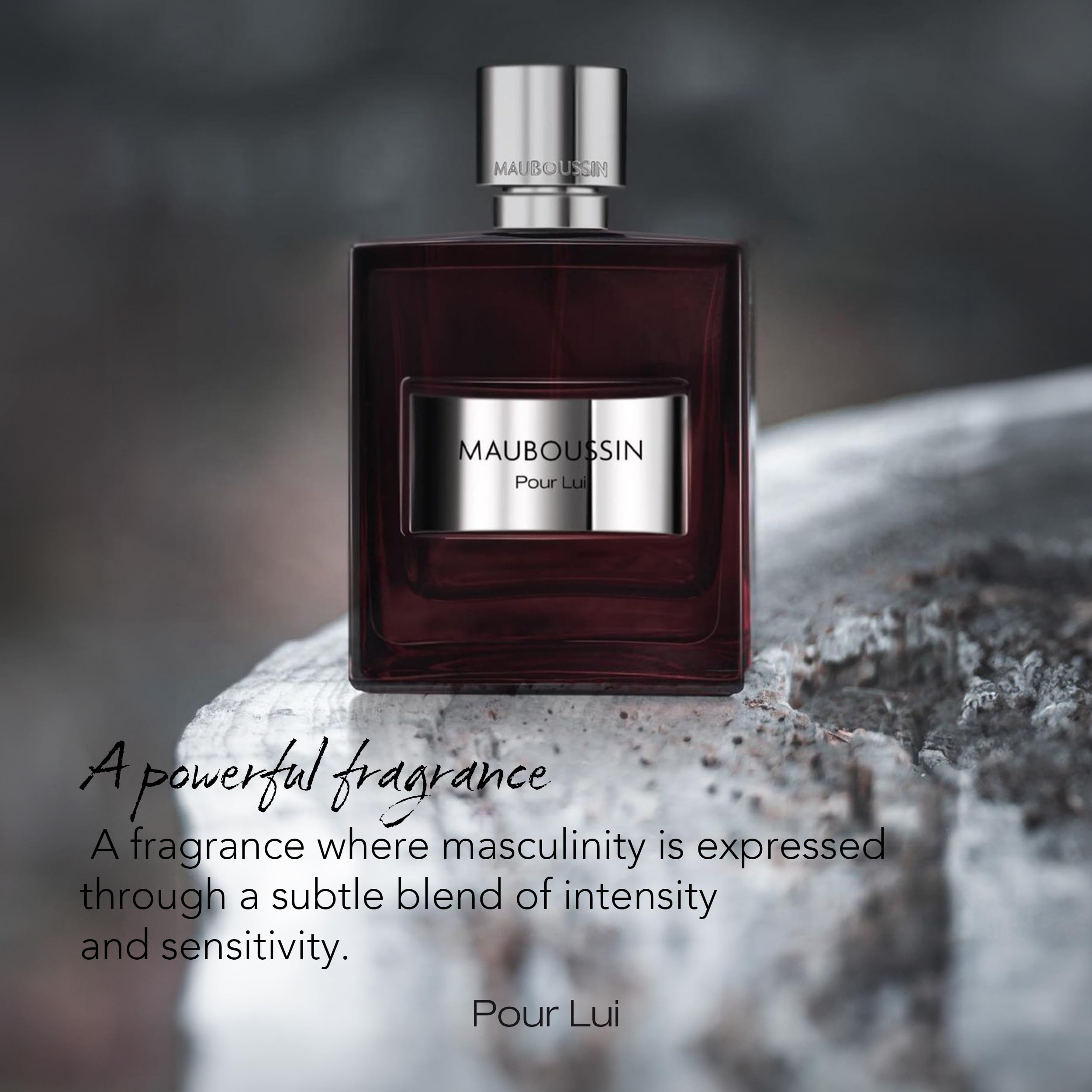 Mauboussin Pour Lui jewel bottle detail reflects luxury craft and gifting appeal