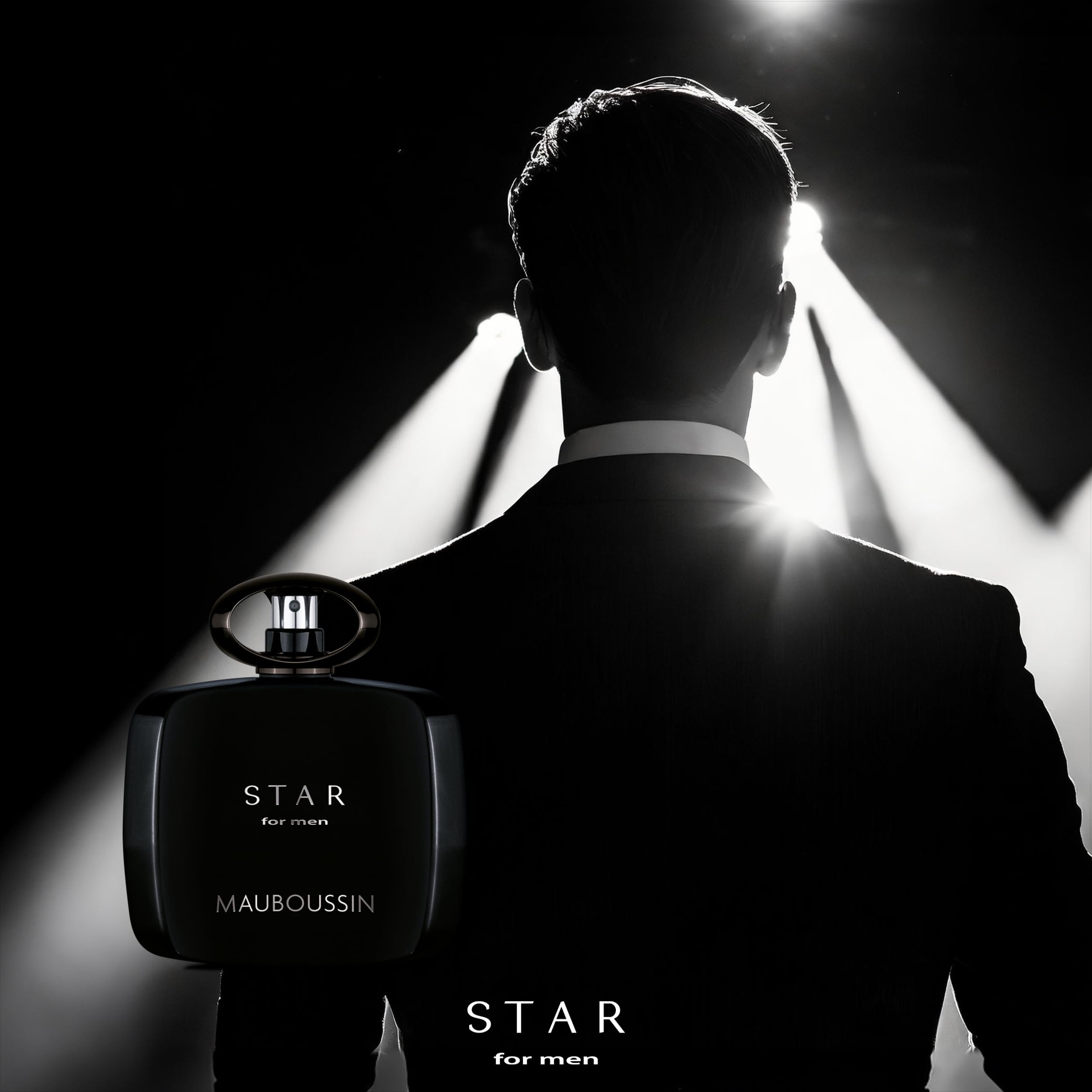 Mauboussin Star For Men bottle design emphasizes jewel-like luxury and modern craft