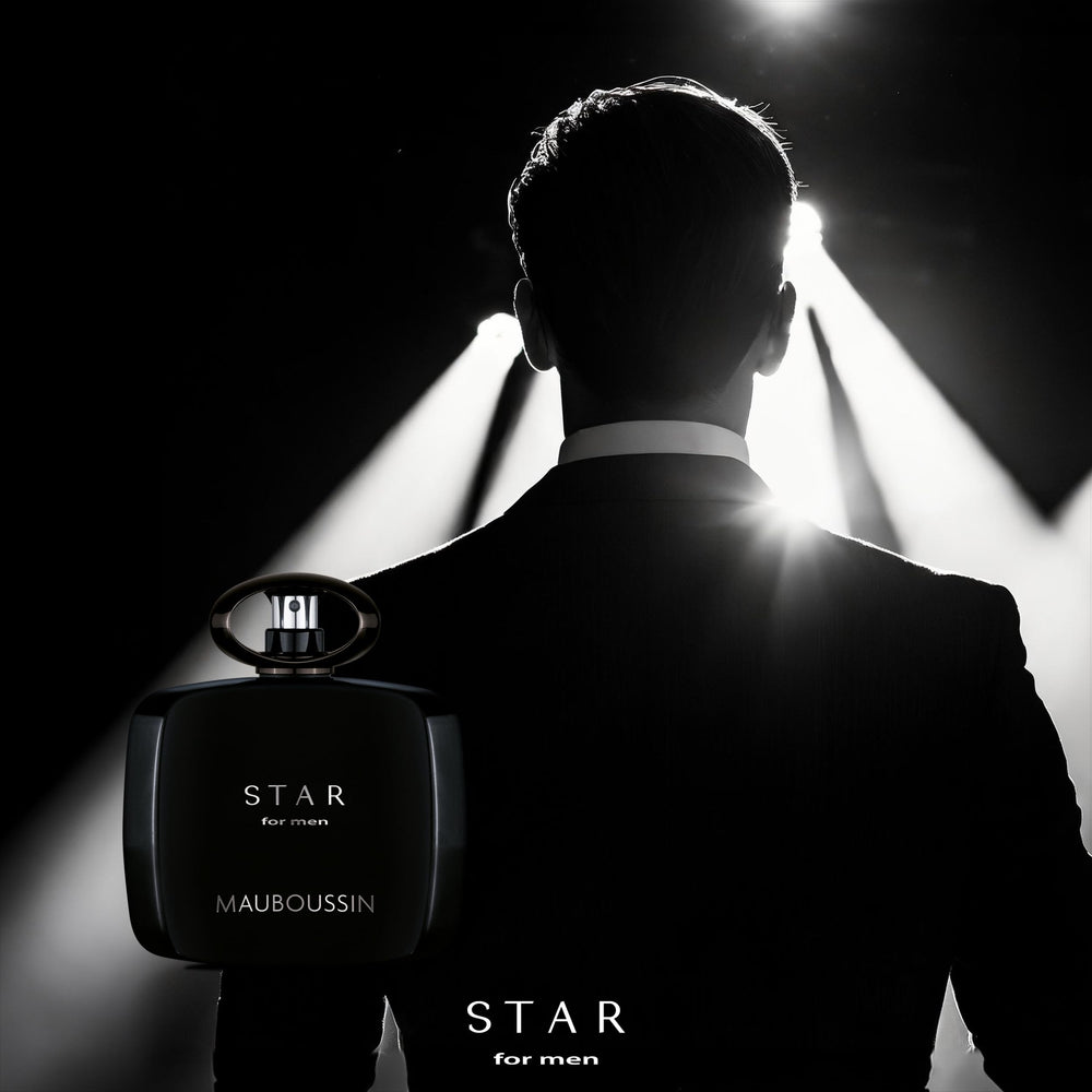 Mauboussin Star For Men bottle design emphasizes jewel-like luxury and modern craft