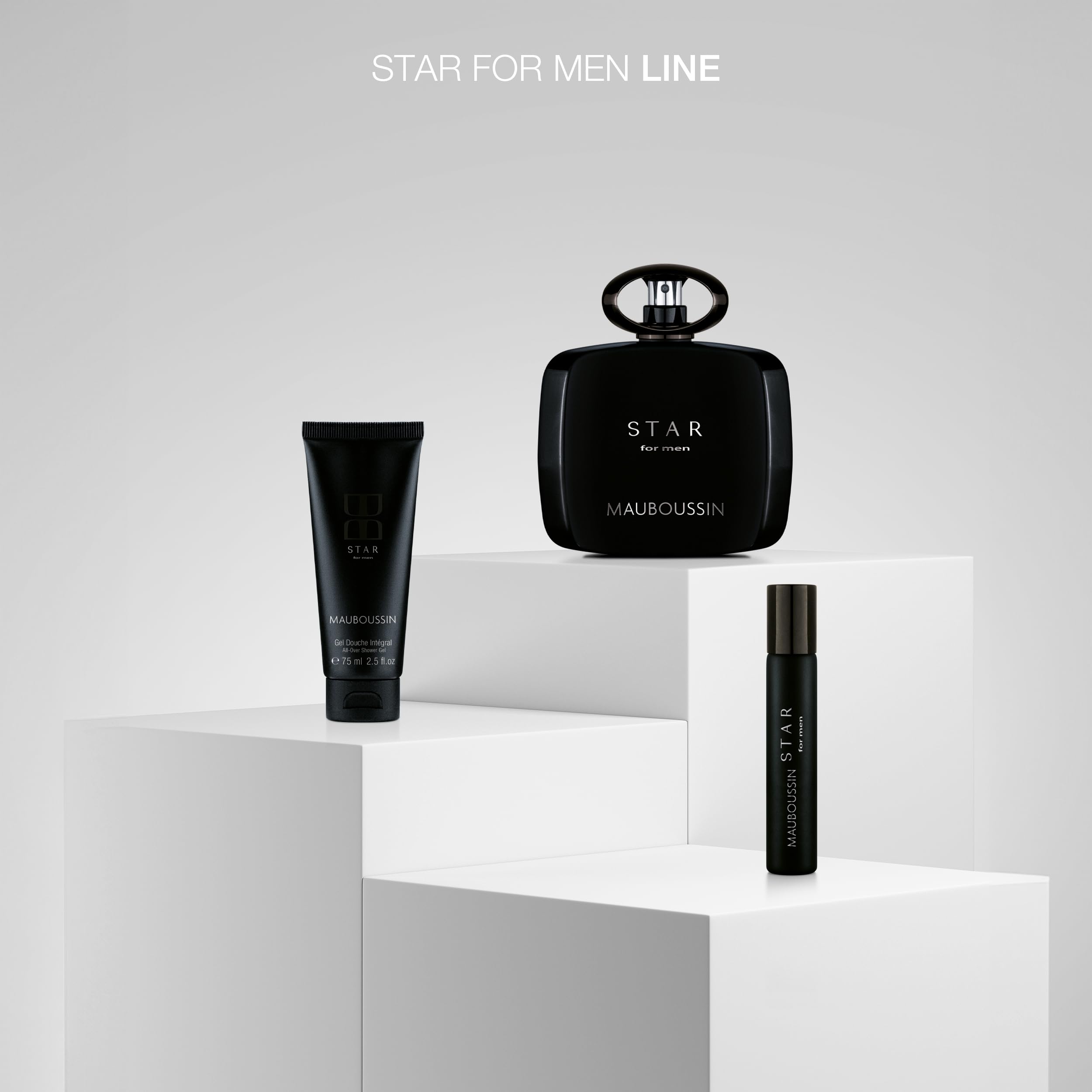 Mauboussin Star For Men wood and amber balance image conveys versatile signature