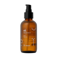 MAUDE Oil No. 0 bottle front showing a hydrating organic skin oil
