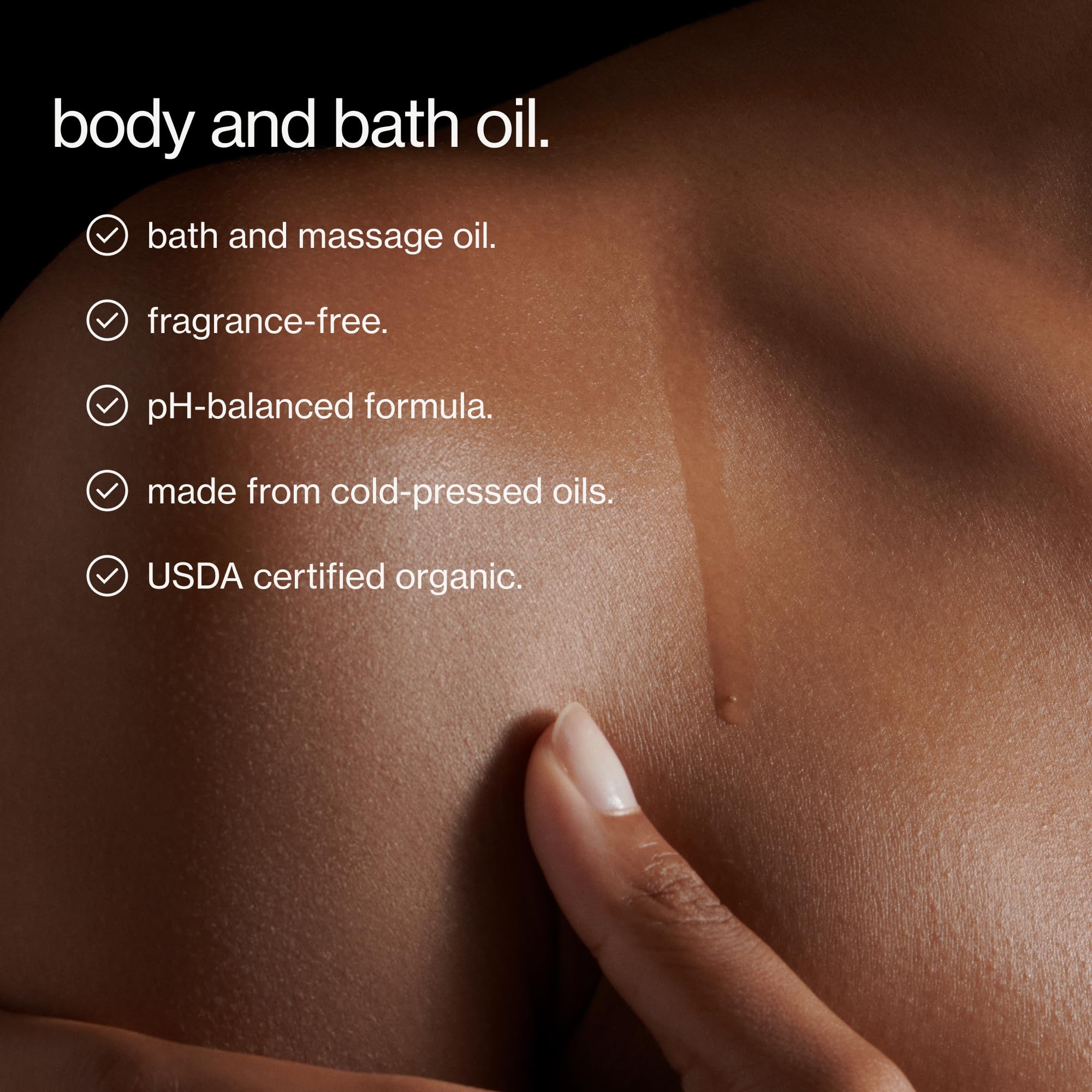 MAUDE Oil No. 0 massage oil use during a soothing session