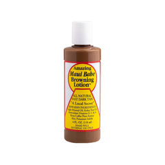 Maui Babe Browning Lotion bottle for a natural, fast dark tan with waterproof wear