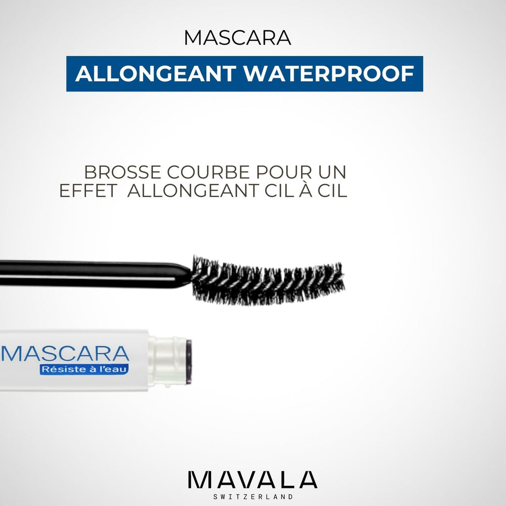 MAVALA Glacier Blue lashes before applying mascara for natural baseline.