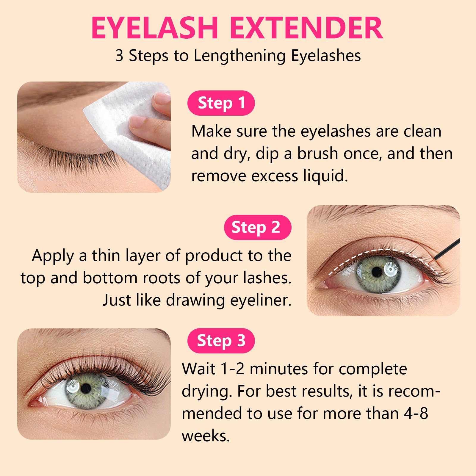 MAVENI advanced eyelash serum travel size for on-the-go use.