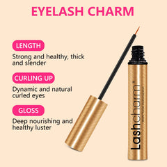 MAVENI eyelash serum application at the lash root for defined look.