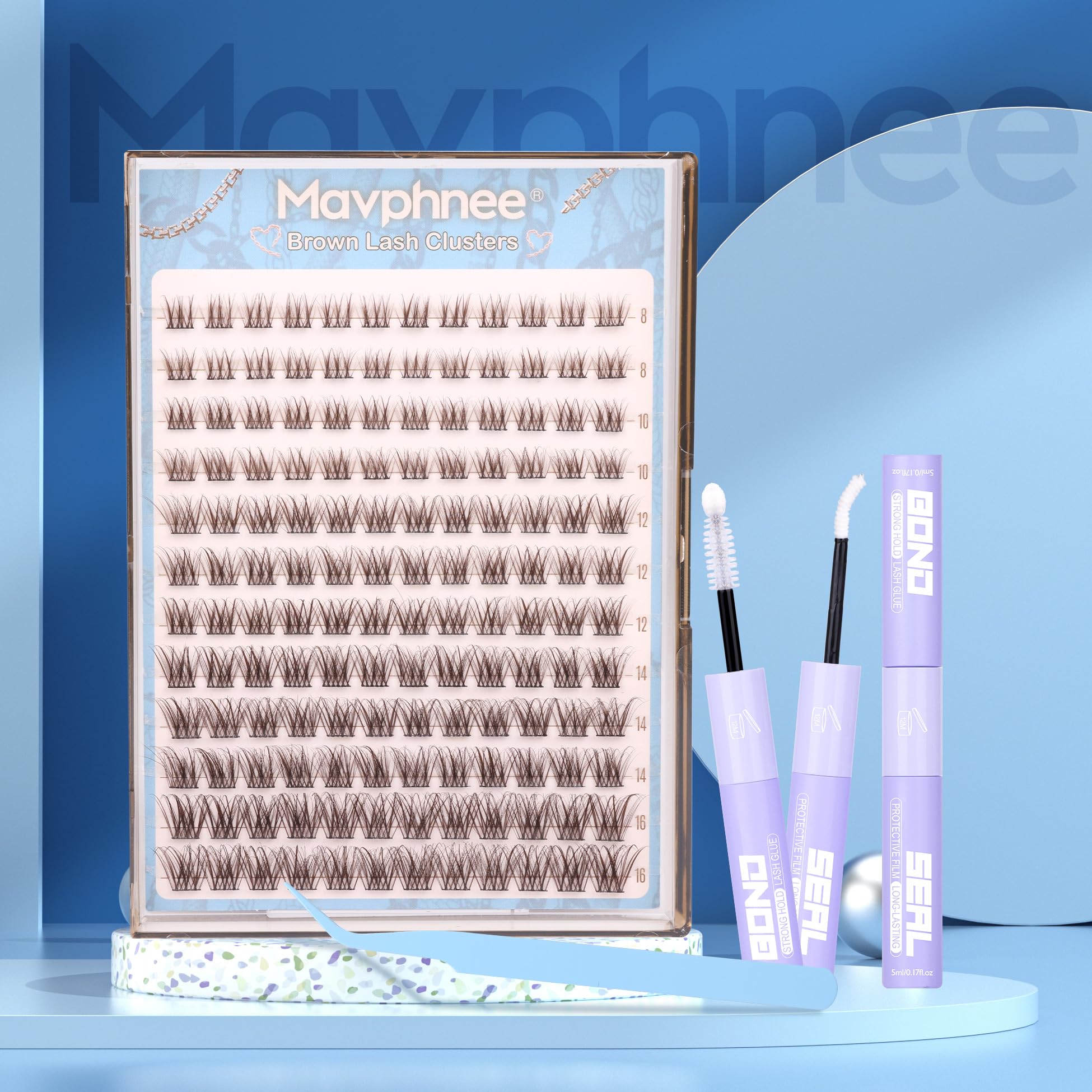 Mavphnee bond-seal application tips emphasizing safe use with sensitive eyes