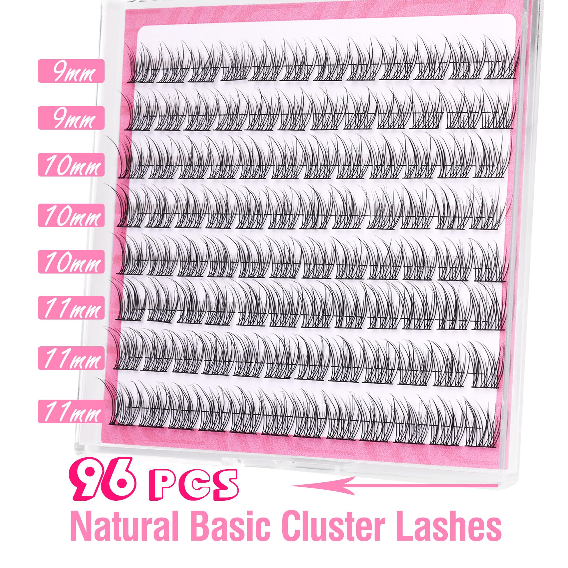 Mavphnee DIY lash extension kit 96 pcs enables quick home enhancement.