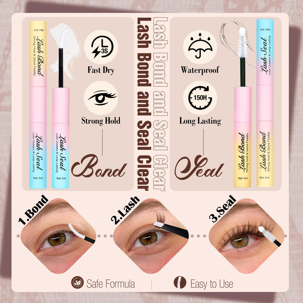 Mavphnee DIY lash kit in brown tones for versatile looks