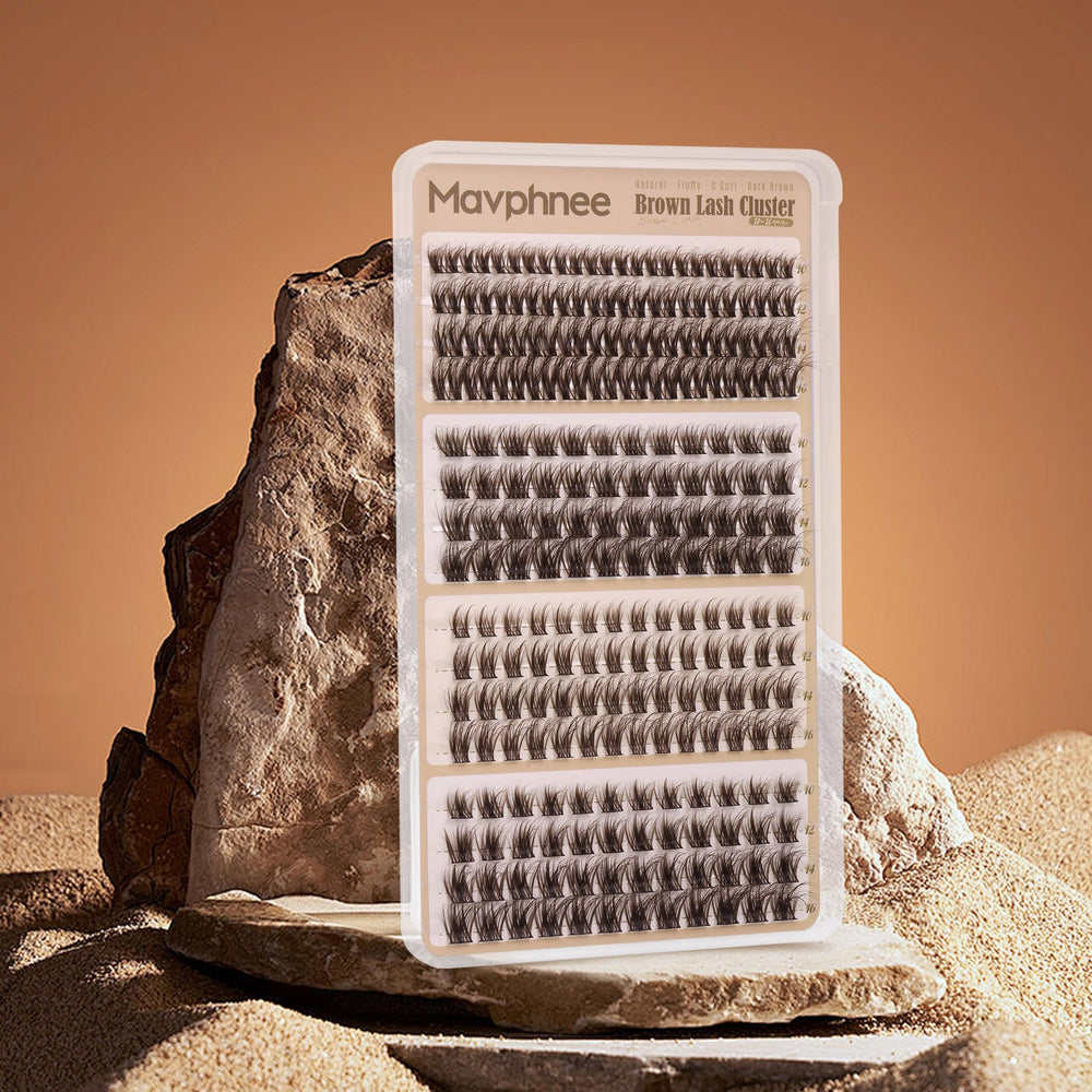 Mavphnee hypoallergenic cotton band lashes offer comfort and flexible fit for sensitive eyes