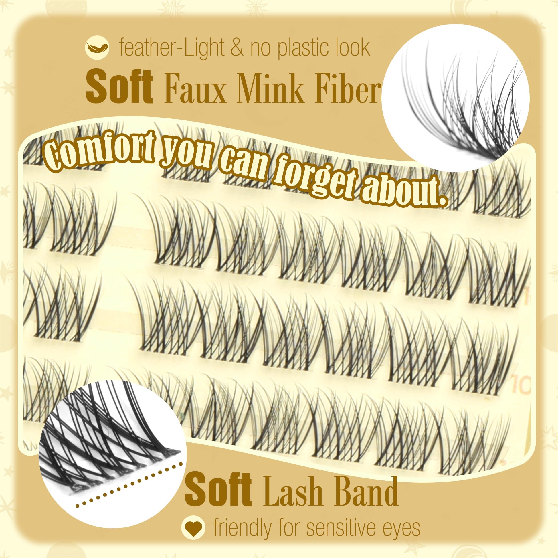 Mavphnee lash bond and seal kit ensures durable waterproof wear.