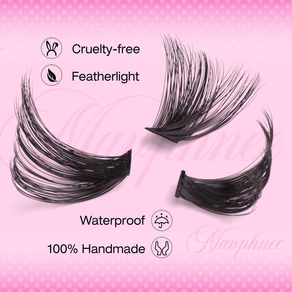 Mavphnee lash bond and seal for secure, invisible hold