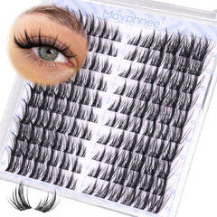 Mavphnee Manga Lash Clusters pre-mapped for balanced left and right eyes, easing application.