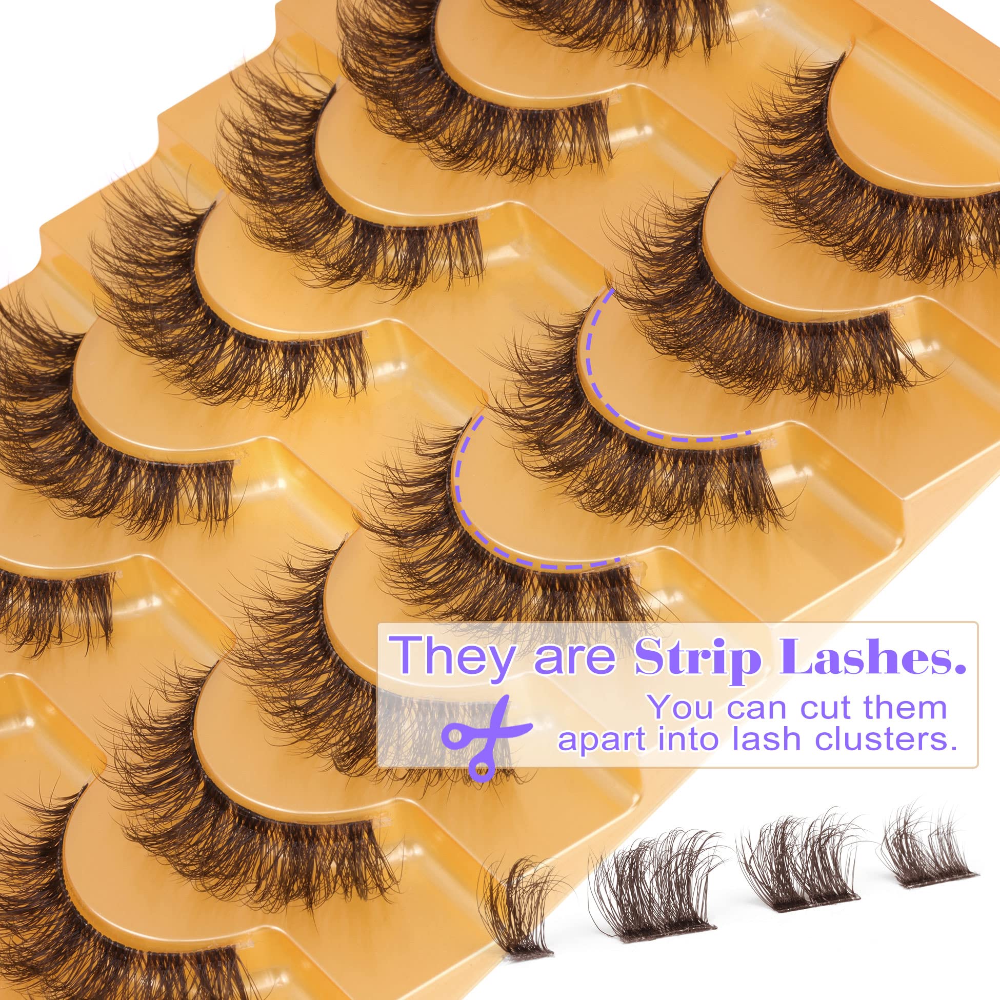 Mavphnee reusable lashes can be worn up to 15 times with proper care.