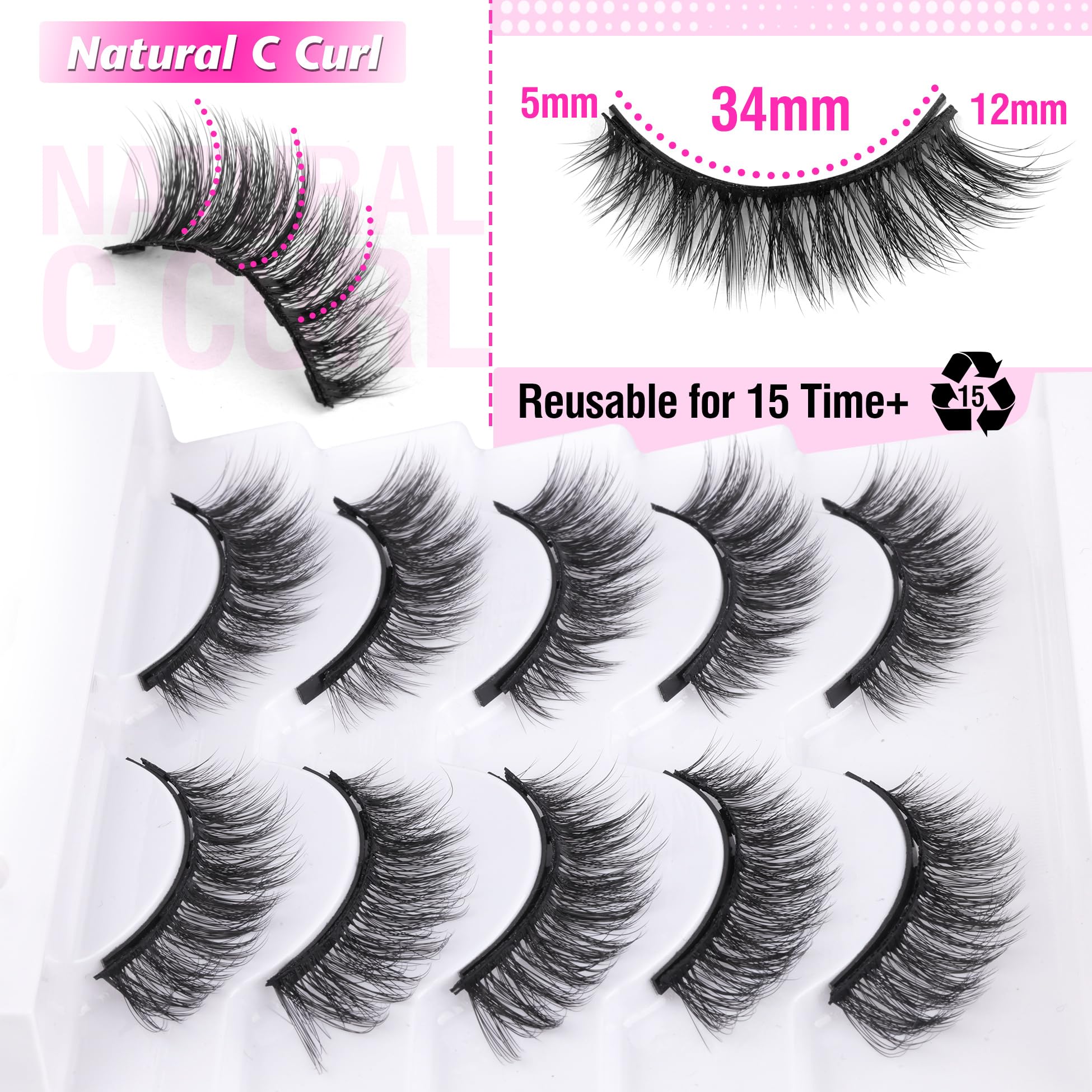Mavphnee reusable case stores lashes after wear.