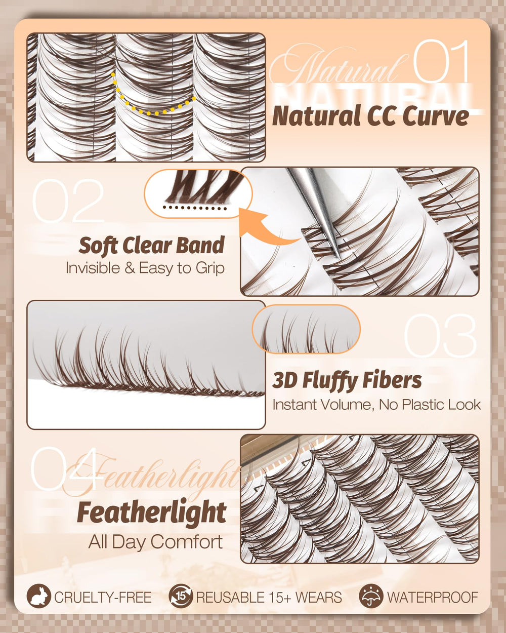 Mavphnee reusable lashes offer lasting wear and great value.