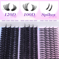 Mavphnee 120D ultra-dense lashes create dramatic volume