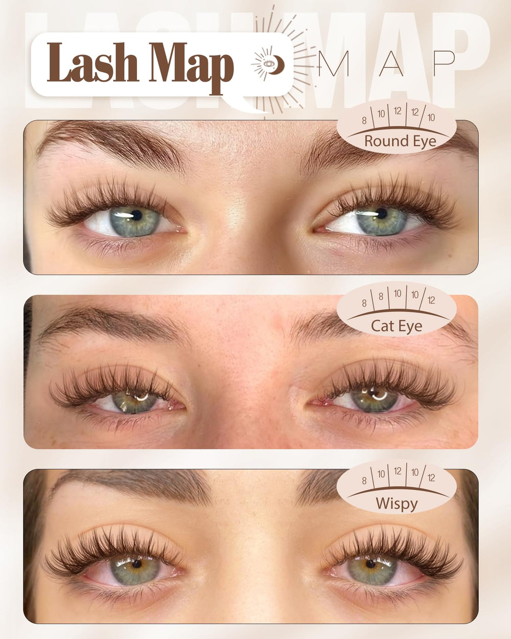 Mavphnee wispy dark brown lashes deliver natural texture