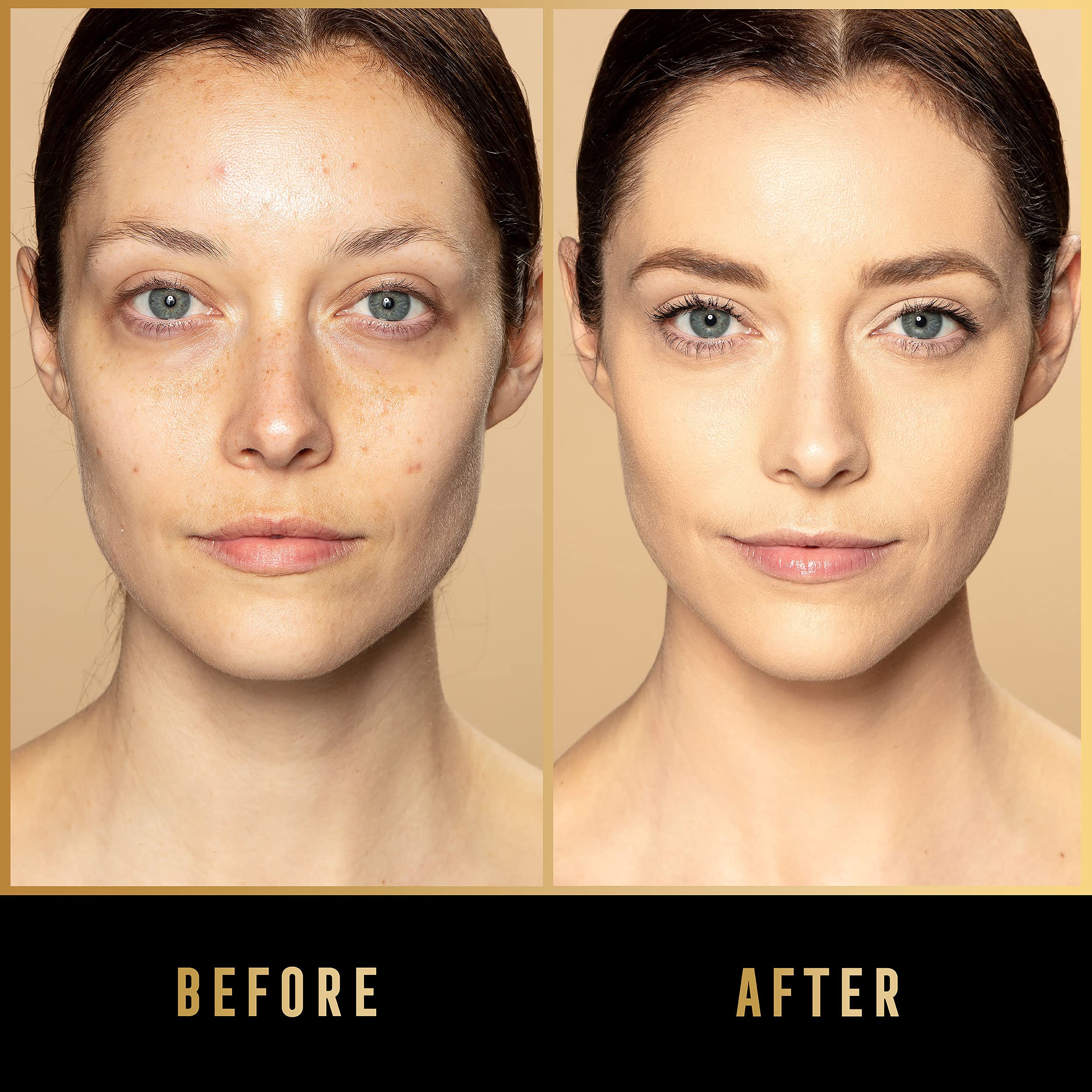 Long-wear coverage from day to night with Facefinity formula.