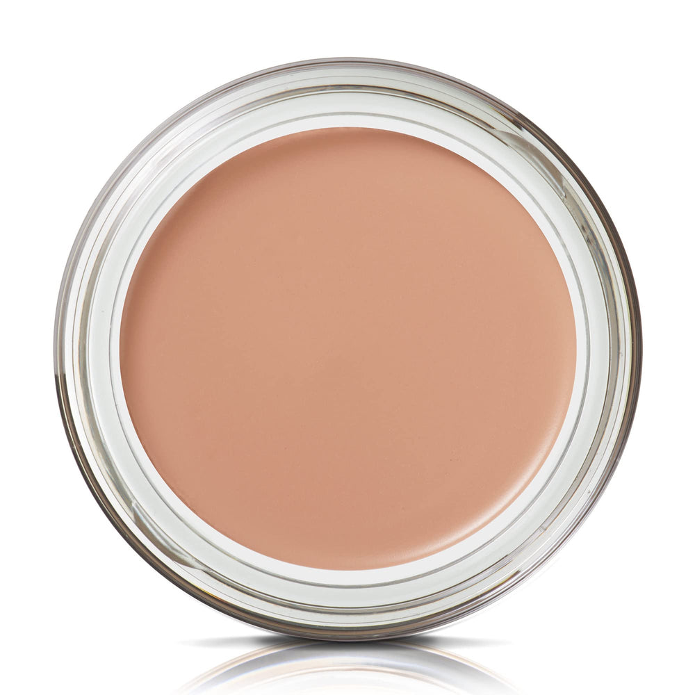 Miracle Touch foundation warm almond swatch blending for natural coverage.