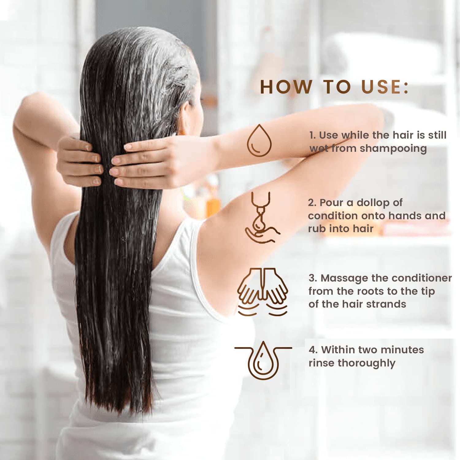 Max Green Alchemy MGA vegan conditioner bottle close-up shows creamy hydration.