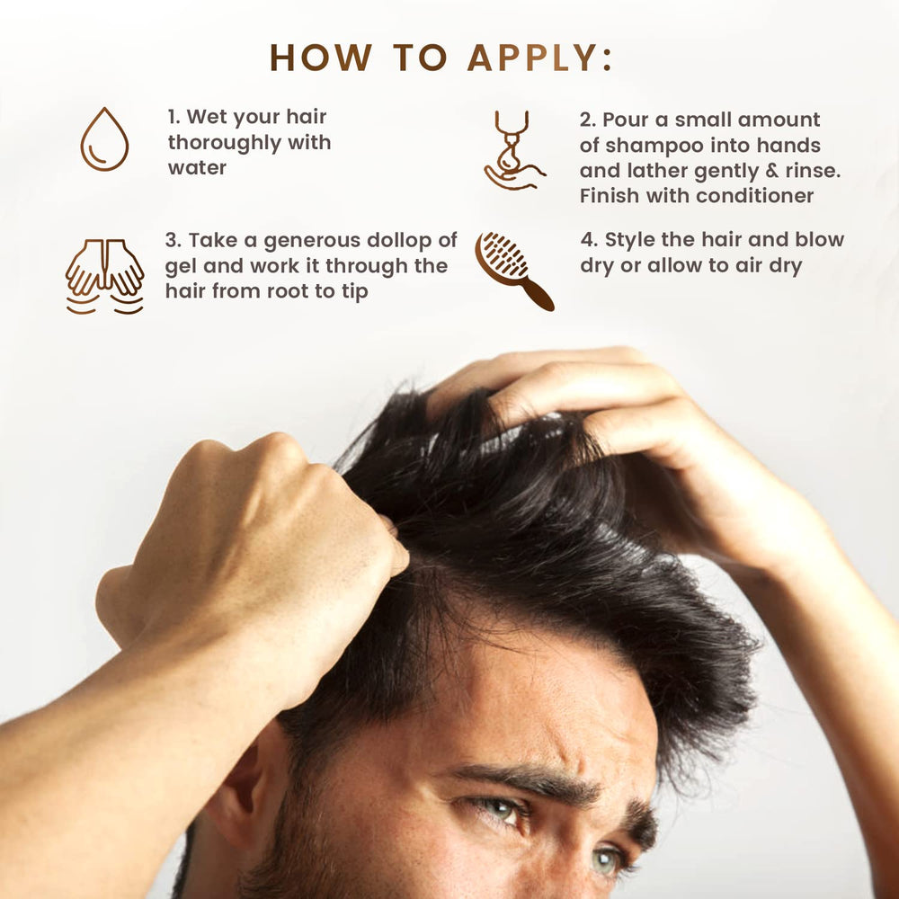 Hair with reduced flyaways using Scalp Rescue Gel by Max Green Alchemy