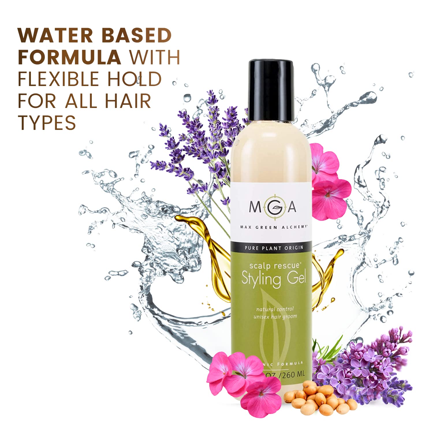 Herbal citrus scent associated with Scalp Rescue Gel routine