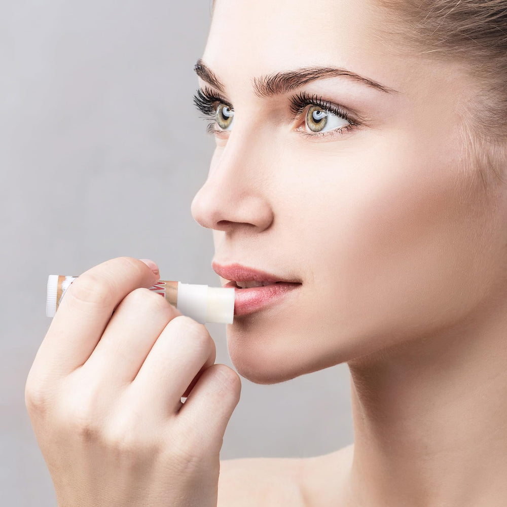 Maxcheck jasmine-scent lip balm with soothing aroma and glossy finish
