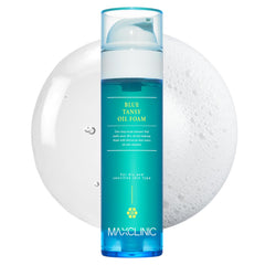 MAXCLINIC Blue Tansy Oil to Foam bottle for all skin types, calming cleanse.