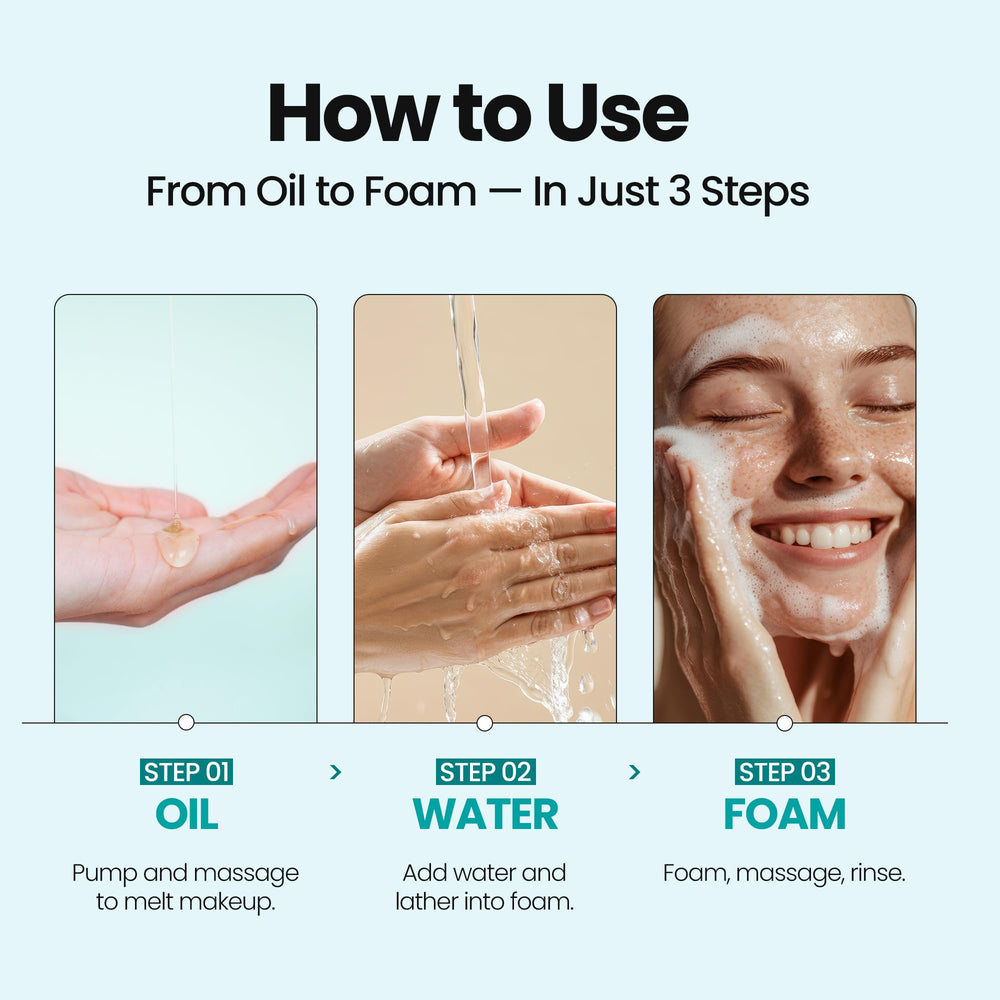 MAXCLINIC Blue Tansy close-up with olive oil highlights nourishing cleanse.