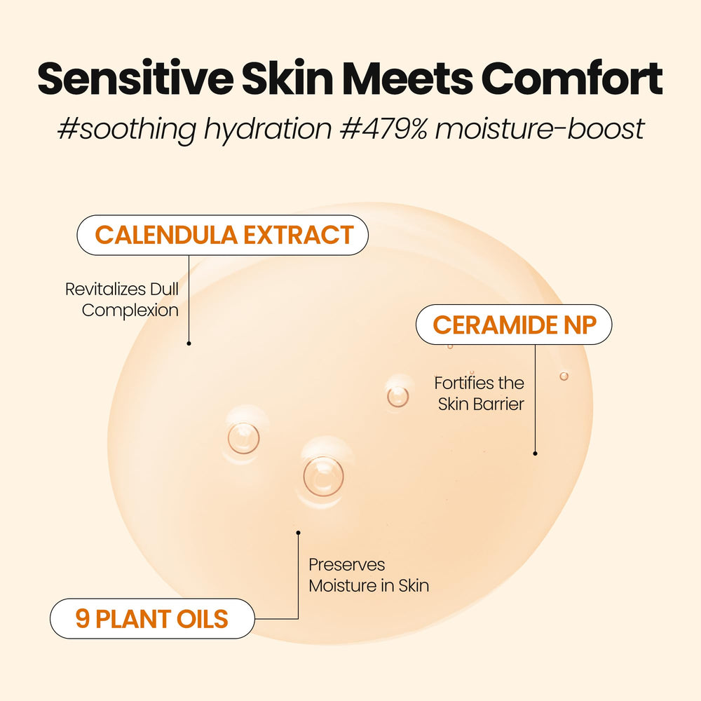 MaxClinic Calendula Biome complex nourishes while cleansing.