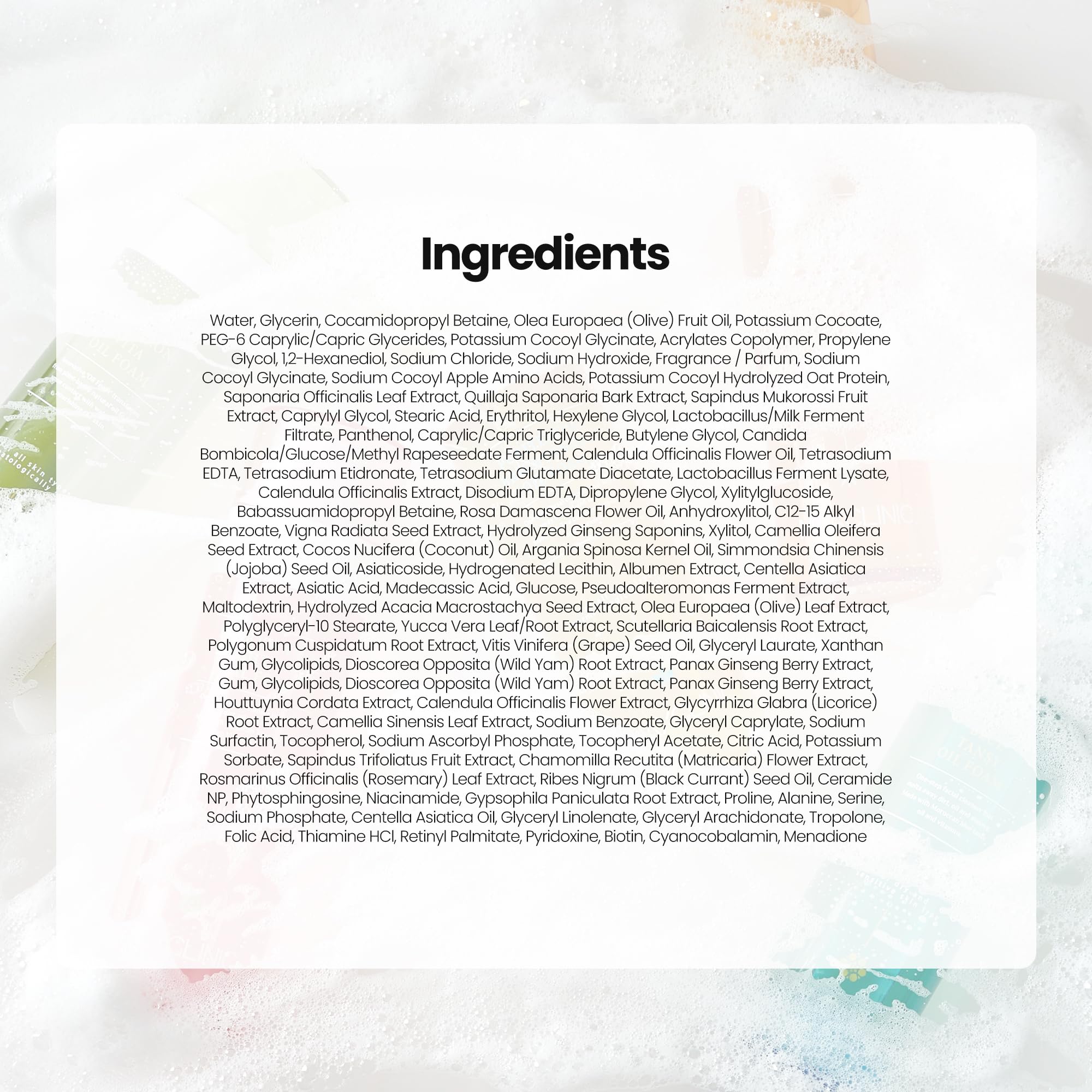 Supports skin microbiome while cleansing with calendula complex.