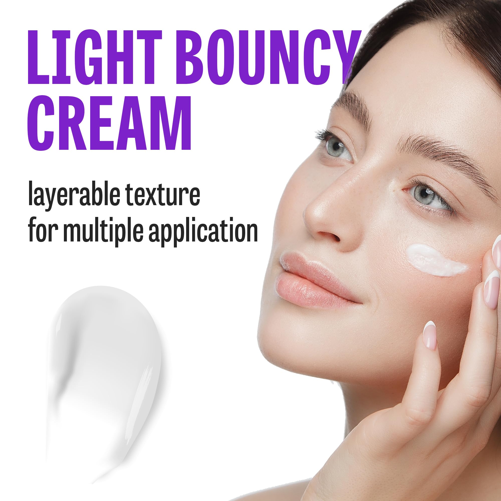 MAXCLINIC Celery and Cherry water infusion on cream surface for calming hydration