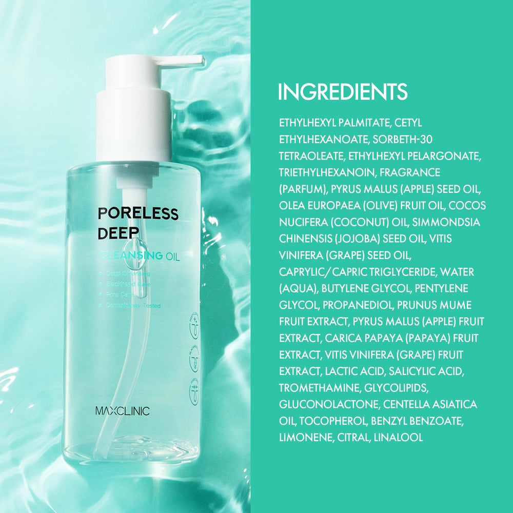 MAXCLINIC Poreless closeup of skin texture after cleansing looks refreshed