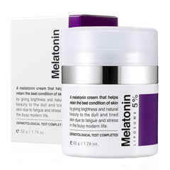 MAXCLINIC Time Return Melatonin Cream tub showing rich texture for deep hydration