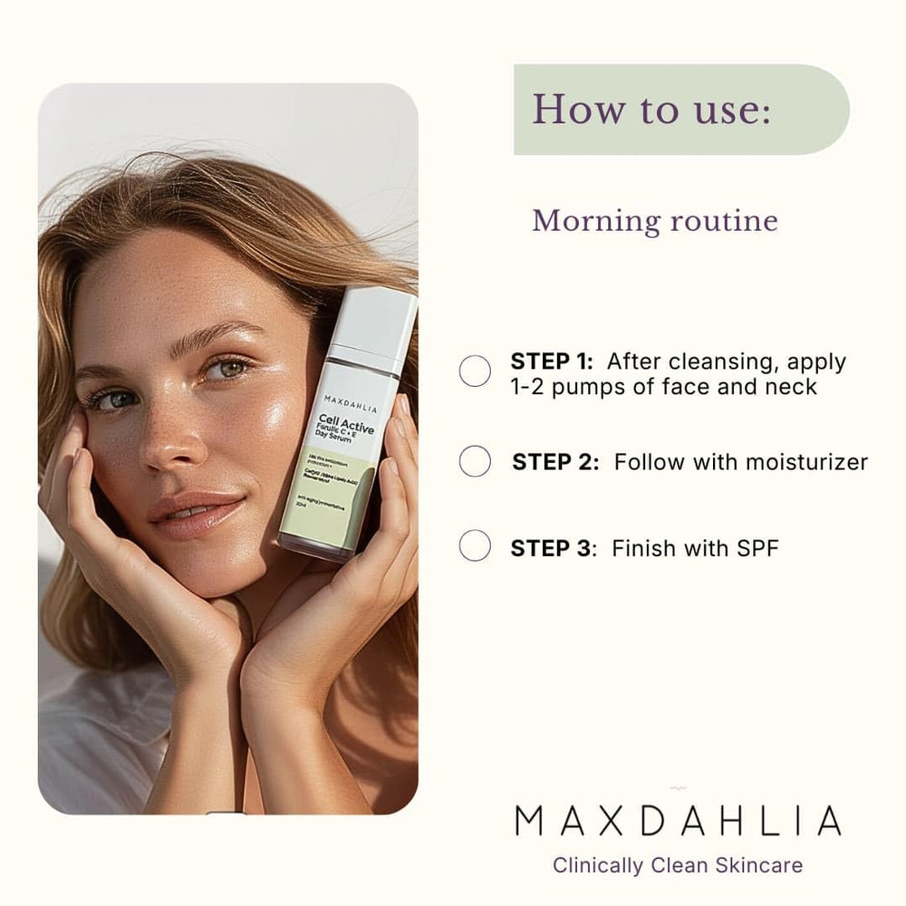 MAXDAHLIA dark-spot-corrector-use-case illustration suggests even tone