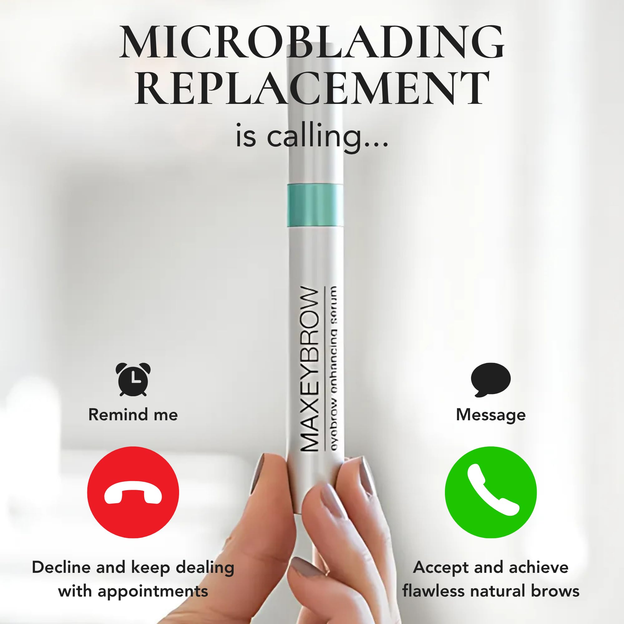MaxeyBrow paraben-free badge signal clean, gentle care